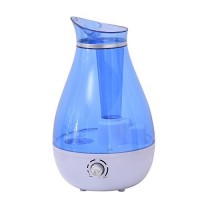 COSTWAY Cool Mist Humidifier with Air Diffuser Purifier  2.5L/0.66 Gallon Capacity  Adjustable Ultrasonic Humidifiers for Home Bedroom (Blue) - B01MS80W53